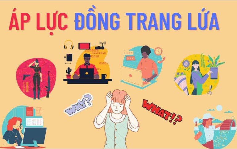 Áp lực đồng trang lứa khiến nhiều người bị stress